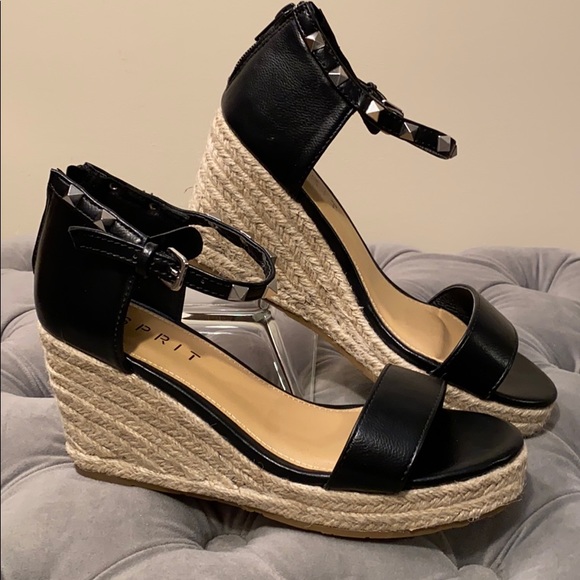 Esprit Shoes - Brand New ESPRIT Romy Black wedge shoes size 6 1/2